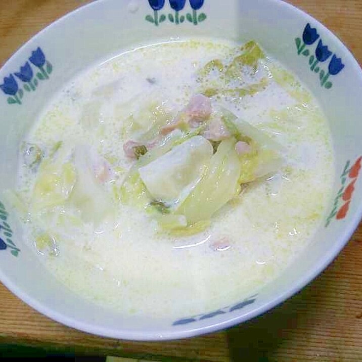 白菜と鶏もものクリームシチュー